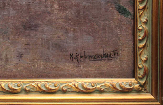 Крыжицкий Константин Яковлевич. В усадебном парке. После дождя